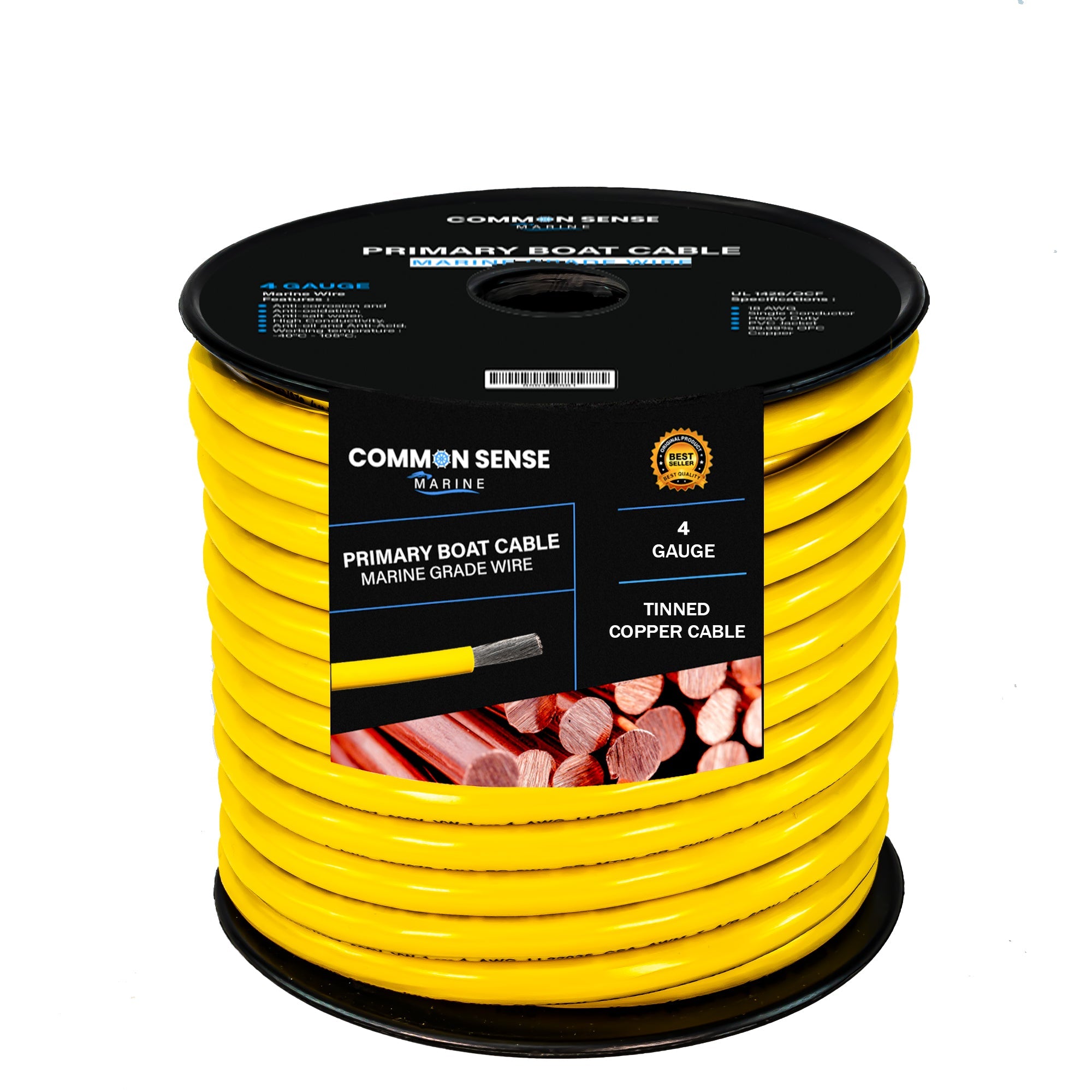 Ancor Marine Grade Tinned Copper Wire - 16 AWG Red, 250 Foot Roll (600V, 105°C)